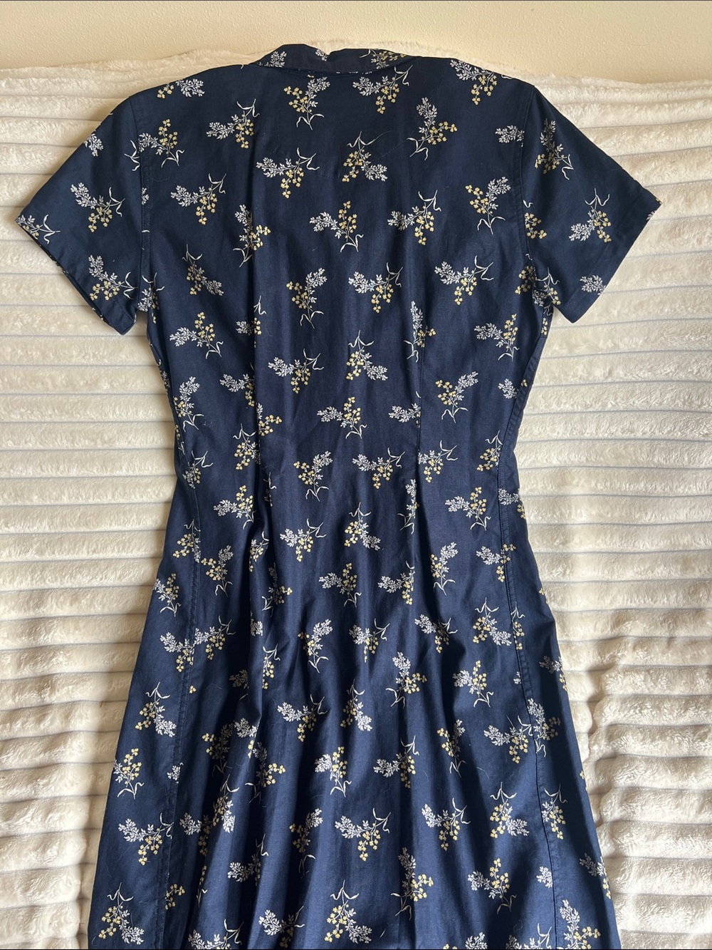 Liz Claiborne Navy Blue Floral Maxi Dress - Picture 5 of 6